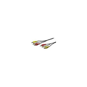 Wentronic cavo audio video 3 connettori rca maschio-maschio (2xaudio 1xvideo)  mt. 10