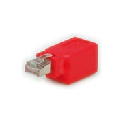 Digitus adattatore incrociato per cavi rete rj45 schermato cat 5e