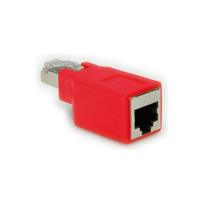 Digitus adattatore incrociato per cavi rete rj45 schermato cat 5e