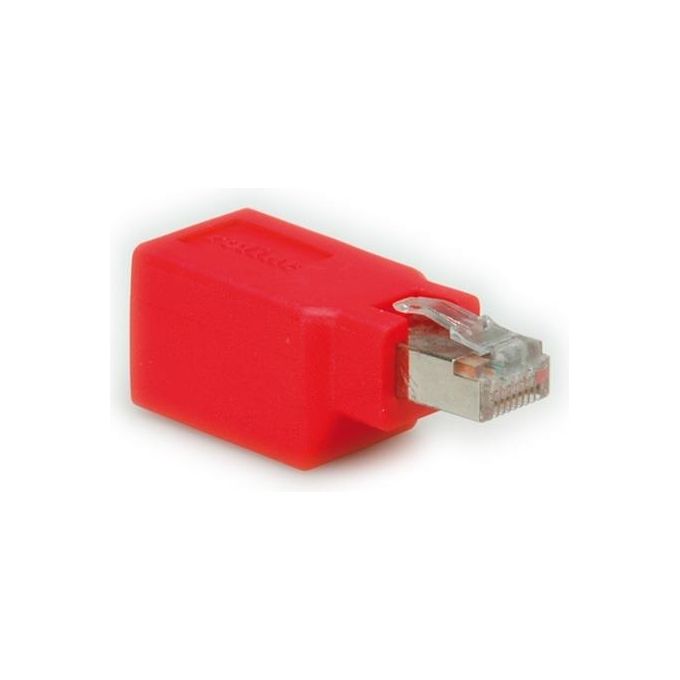 Digitus adattatore incrociato per cavi rete rj45 schermato cat 5e