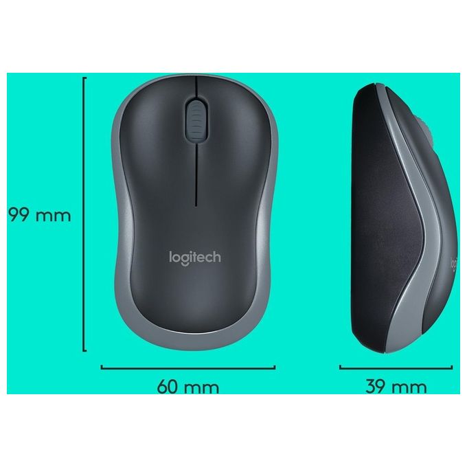 Logitech 920-004508 MK270 Tastiera e Mouse Wireless Combo QWERTY US INT'L Wireless 2.4 GHz Portata 10 m Compatibile Windows 10 Chrome OS colore Nero