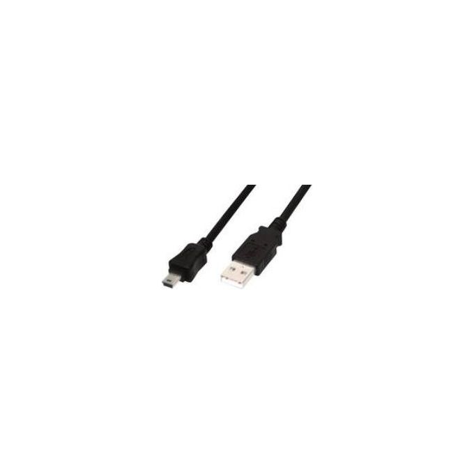 Digitus cavo usb 2.0 mini ''b'' 5 poli mt.1,80 in confezione da espositore