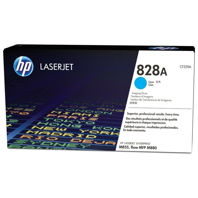 HP CF359A Tamburo di Stampa Originale 30000 Pagine Compatibile con HP LaserJet Enterprise M855 e M880 colore Ciano