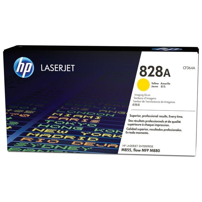HP CF364A Tamburo di stampa giallo LaserJet 828A Resa 30000 pagine Materiale riciclato 15% colore Giallo