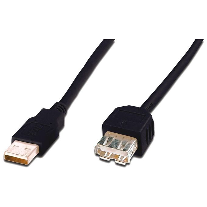 Digitus Cavo Usb 5mt 2.0 Usb A Nero