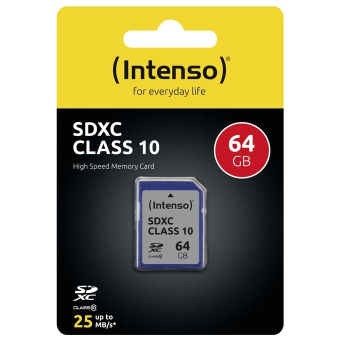 Intenso SD Card 64Gb SDXC Class10