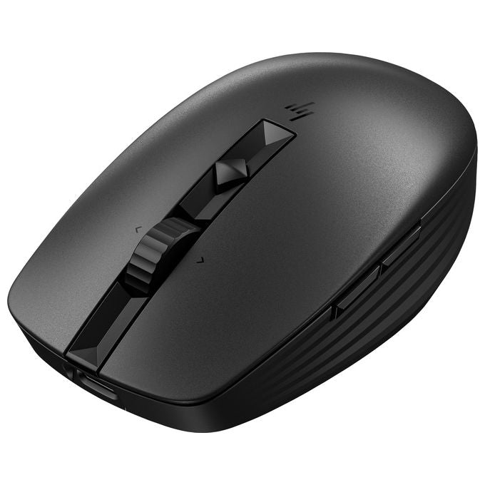 HP 6E6F0AA 715 Mouse Multidispositivo Ricaricabile Wireless Bluetooth 5.3 7 Pulsanti 3000 DPI Ambidestro Clic Silenzioso colore Nero