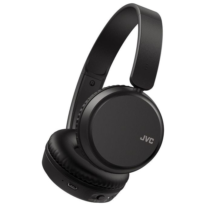 JVC HA-S36W-B-U Cuffie On-Ear Wireless Bluetooth 5.2 35h autonomia USB-C pieghevoli colore Nero
