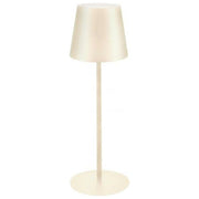 New Majestic Lampada da Tavolo Agata Avorio Ricaricabile Luce Led Regolabile Waterproof