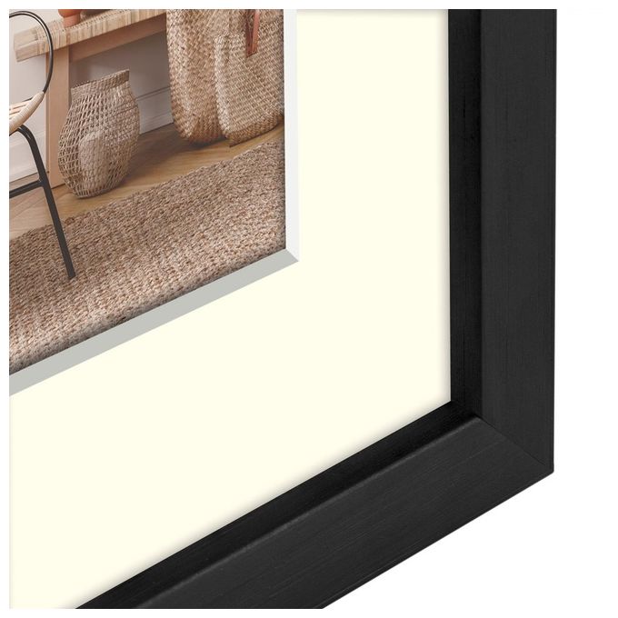 ZEP Portafoto Malmo black 20x30-30x40cm in Legno con Passepartout