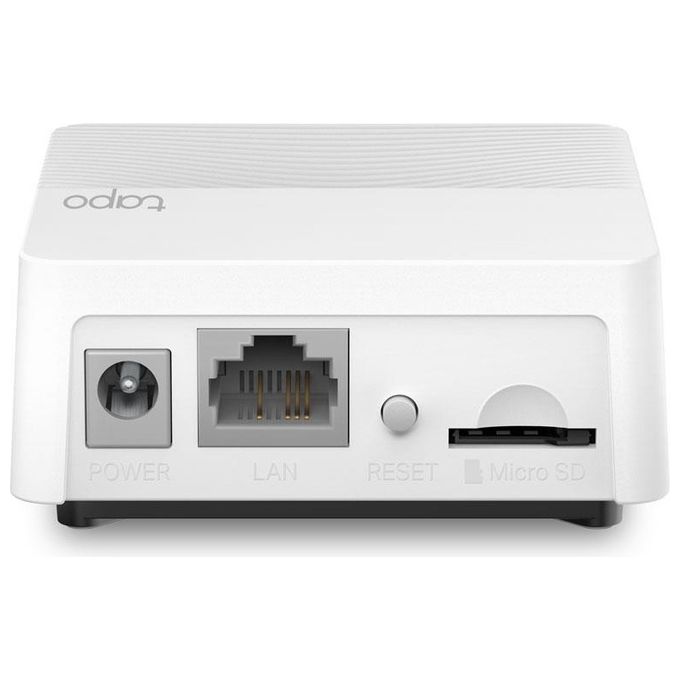Tapo H200 Smart Hub Domotico 64 Sensori 4 Telecamere 19 Suonerie 90 dB MicroSD 512 GB Alexa Google Home colore Bianco