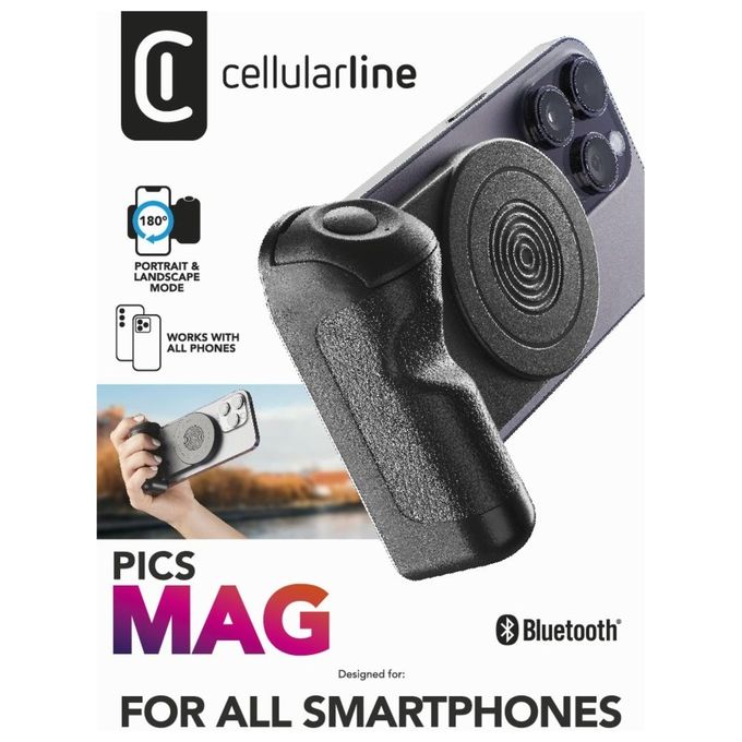 Cellular Line Supporto Smartphone Pics Mag Universale