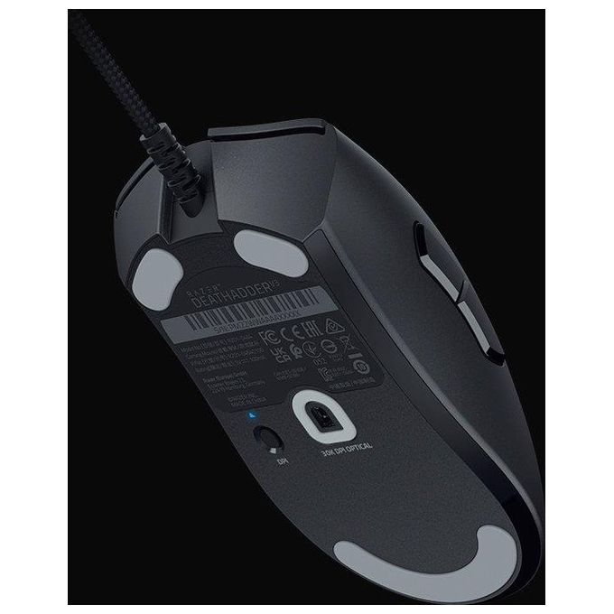 Razer RZ01-04640100-R3M1 DeathAdder V3 Mouse Gaming Ottico 30000 DPI 6 Pulsanti Programmabili colore Nero