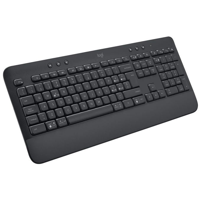 Logitech 920-010915 Signature K650 Tastiera Wireless Full-size QWERTY Italiano Poggiapolsi Bluetooth Logi Bolt colore Grafite