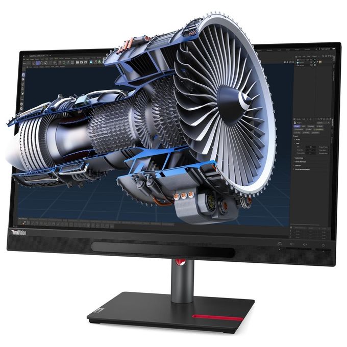 Lenovo 63F1UAT3IT ThinkVision 27 3D Monitor PC 27'' 4K Ultra HD IPS LED HDR10 USB-C 100W colore Nero