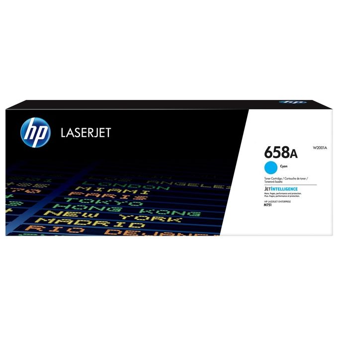 HP W2001A Cartuccia Toner Laser Originale Resa 6000 Pagine colore Ciano