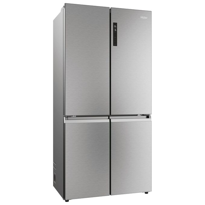 Haier HCR5919ENMP Cube 90 Serie 5 Frigorifero Americano 4 Porte 528 L 190 cm Classe E 38 dB Total No Frost colore Platino Inox