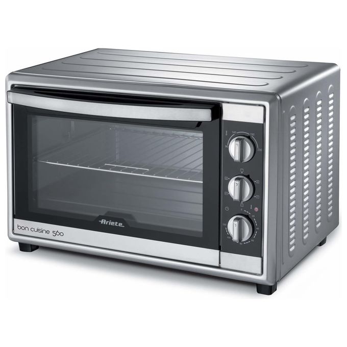 Ariete 945 Bon Cuisine 560 - Fornetto elettrico 56 Lt con funzione ventilato e girarrosto. 6 posizioni di cottura. Timer fino a 120 min. Temp max 230°