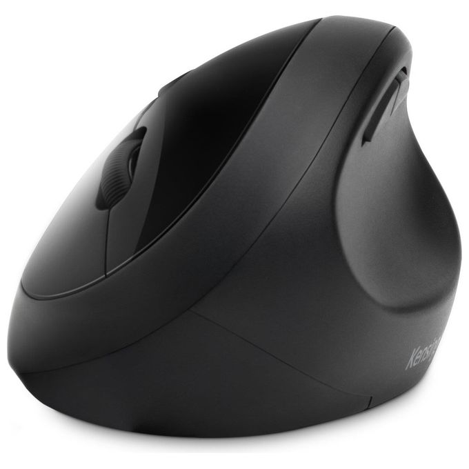 Kensington K75404EU Mouse Pro Fit Ergo wireless 6 pulsanti DPI regolabili 800 1200 1600 connessione wireless 2.4 GHz e Bluetooth colore Nero