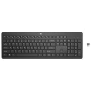 HP 3L1E7AA Tastiera Wireless Full-size RF 2.4 GHz Layout Italiano Tastiera a Isola colore Nero