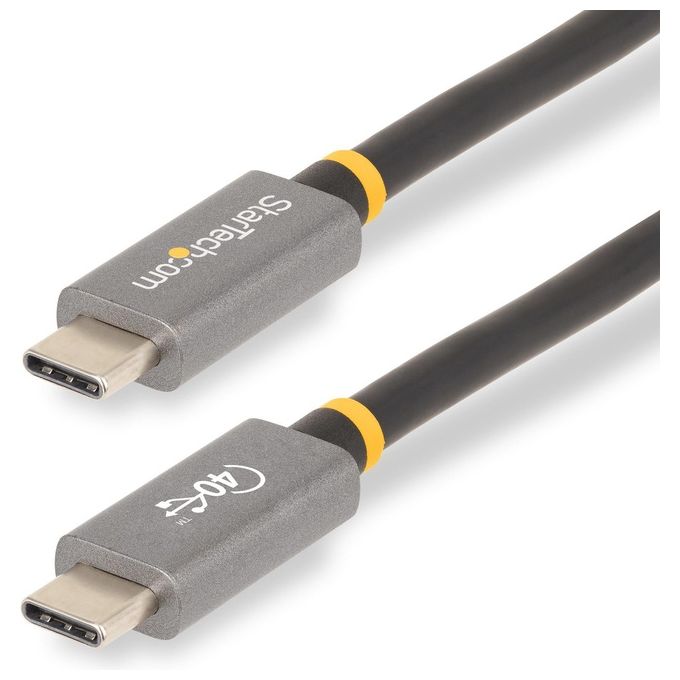 StarTech.com Cavo USB4 da 1mt Cavo USB Type-C Certificato USB-IF