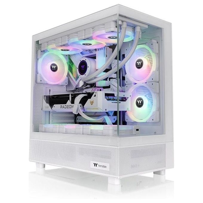 Thermaltake CA-1Y7-00M6WN-00 View 270 TG ARGB Case PC Mid Tower ATX EATX Vetro Temperato ARGB colore Bianco