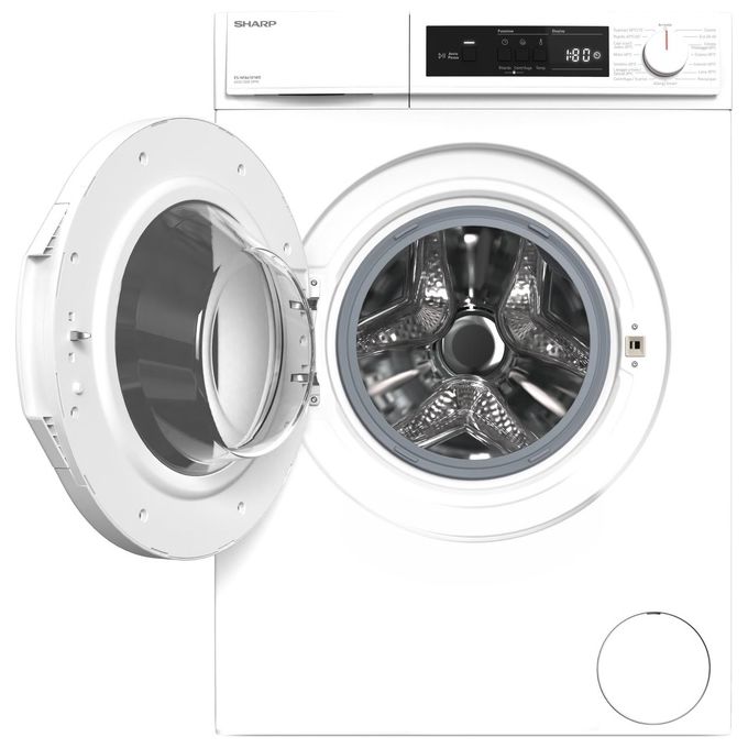 Sharp ES NFA6101WD Lavatrice Caricamento Frontale 6Kg Classe Energetica D Bianco