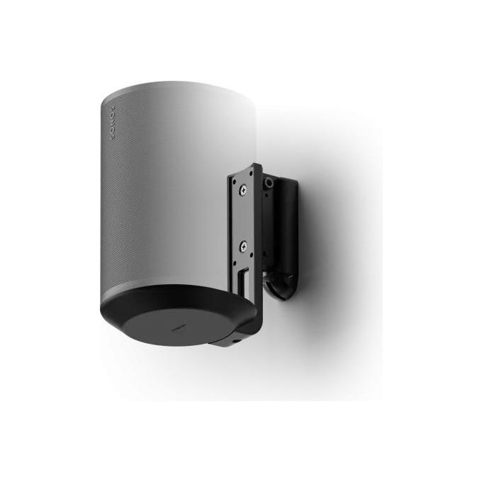 Flexson FLXE100WM1021 Supporto da Parete per Altoparlante Compatibile Sonos ERA 100 Inclinazione Regolabile Rotazione 80° colore Nero