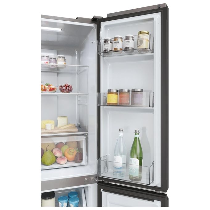 Haier HCR3818ENMD Cube 83 Serie 3 Frigorifero 4 Porte 467 L 181,5 cm Classe E 35 dB Total No Frost colore Grigio
