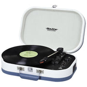 Trevi TT 1020 BT Giradischi Stereo Vintage Portatile con Bluetooth Mp3 Usb e Funzione Encoding Turchese