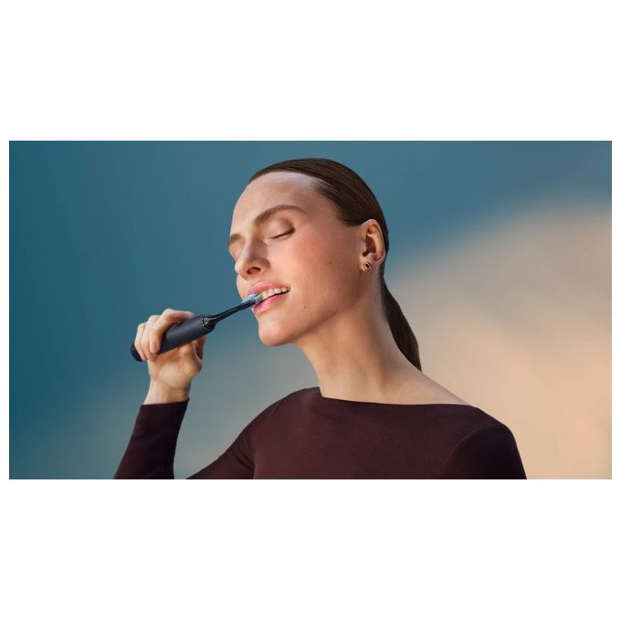 Philips HX9911-09 Sonicare DiamondClean 9000 Spazzolino elettrico sonico 4 modalita' autonomia 2 settimane colore Nero