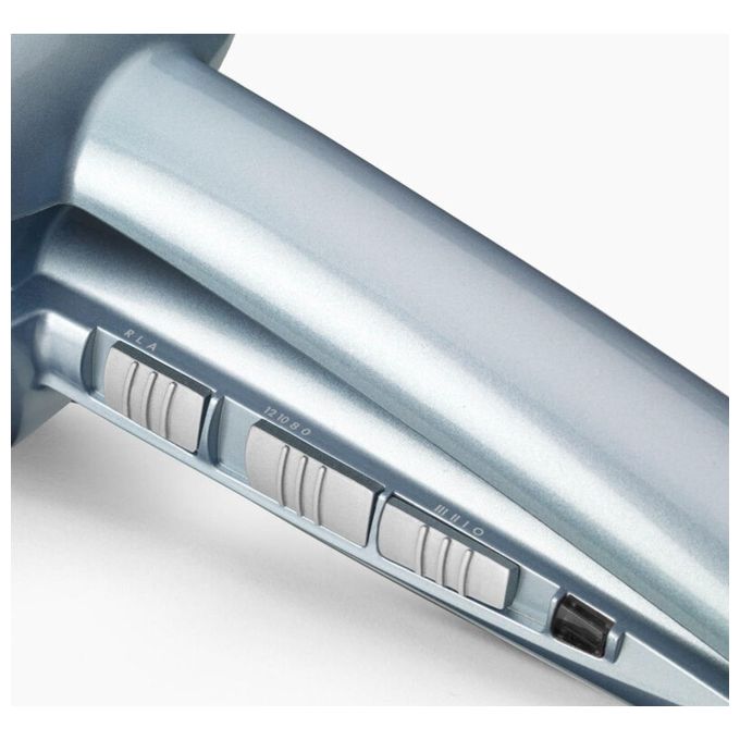 BaByliss C1700E Hydro Fusion Spazzola ad Aria Calda Rivestimento Ceramico 3 Temperature 190°C 230°C Cavo 2,8 m colore Blu
