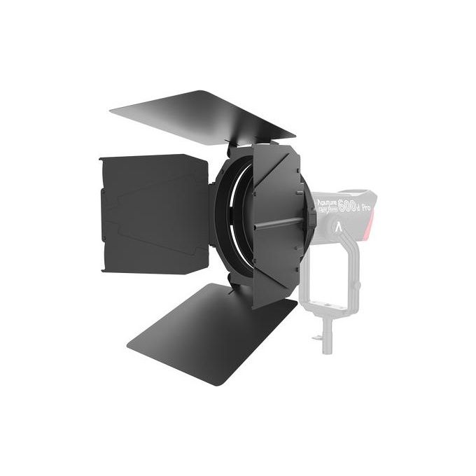 Aputure APA0191A30 F10 Barn Doors Paraluce 8 Alette Regolabili Compatibile F10 Fresnel Montatura Bowens colore Nero