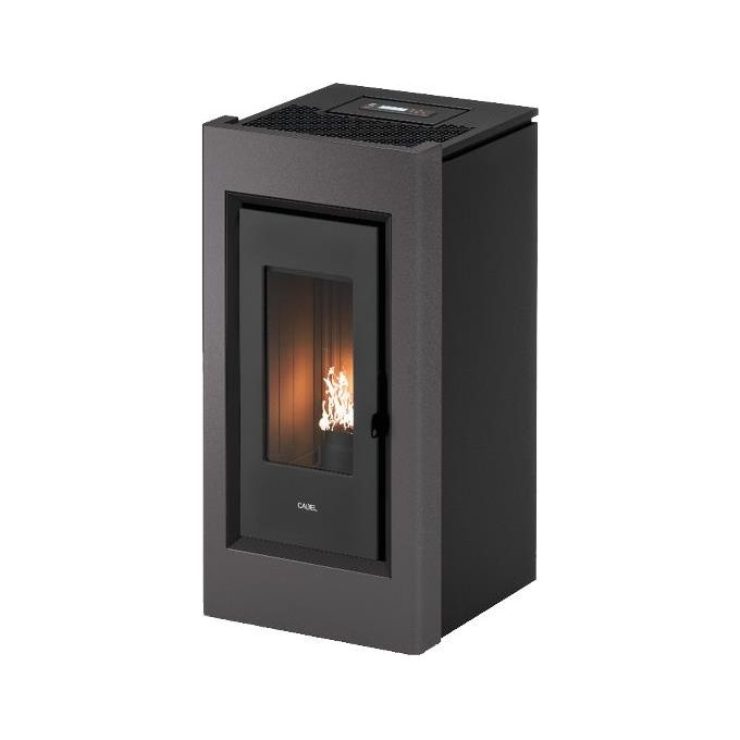 Cadel 7022074 PRINCE Stufa a Pellet Libera Installazione Potenza 10 5 kW Classe Energetica A+ (2021) 515x547x1099 cm colore Titanio
