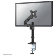Neomounts DS70-750BL1 Braccio per Monitor 17-27 Pollici Regolabile con Molla a Gas 7 kg VESA 75x75 100x100 cm Morsetto Occhiello colore Nero