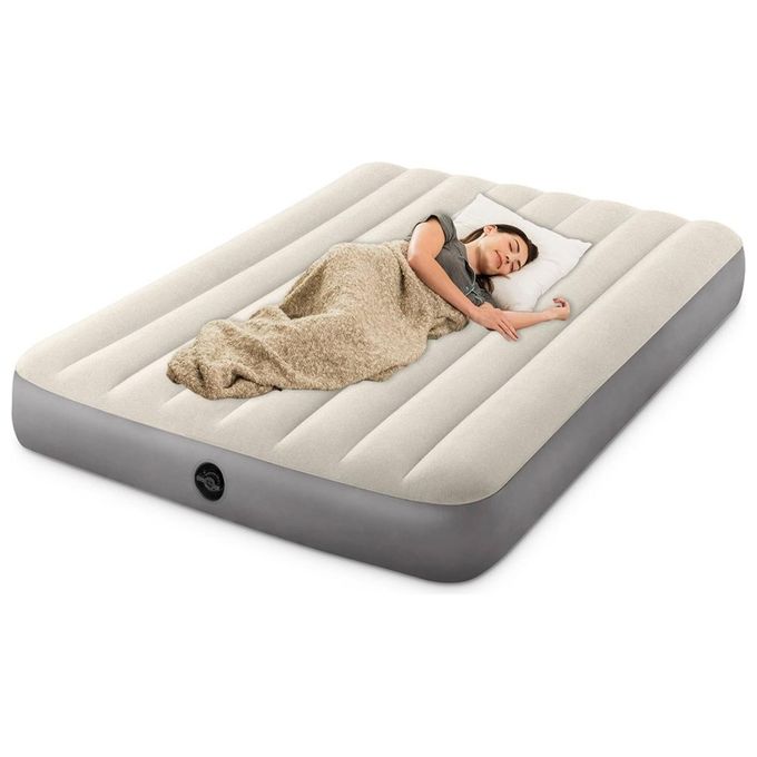 Intex Airbed 64103 Materasso Unisex, Grigio, 152cm x 2.03m x 25cm