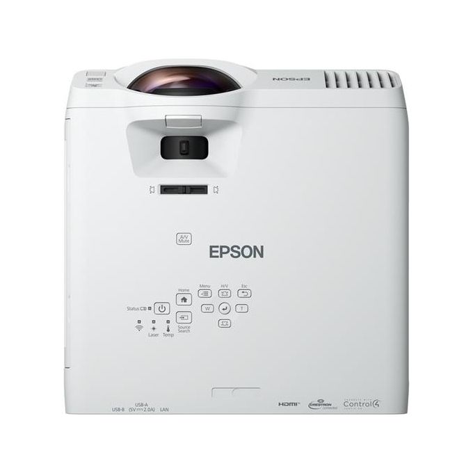 Epson V11HA75080 EB-L210SF Videoproiettore a Ottica Corta 3LCD Full HD 4000 ANSI lumen 16:9 Wi-Fi Miracast colore Bianco