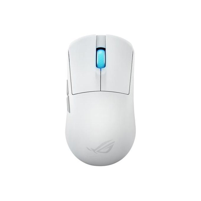 ASUS 90MP03Z0-BMUA10 ROG Harpe Ace Mini Mouse Gaming Ottico 42000 DPI Wireless RF Bluetooth USB Type-C 8000 Hz Polling Rate colore Bianco