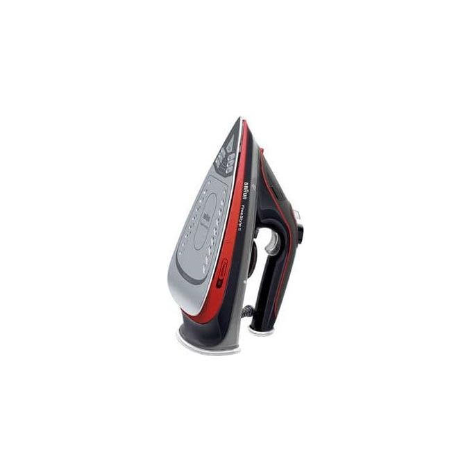 Braun SI5057RD FreeStyle 5 Ferro da stiro a vapore 2700W piastra SuperCeramic FreeGlide 3D 300 ml 50 g-min colore Nero Rosso
