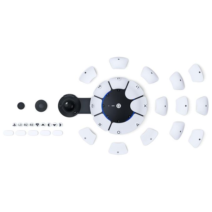 Sony 1234355 Controller Access PS5 Personalizzabile Wireless USB Type-C 30 Profili colore Nero e Bianco