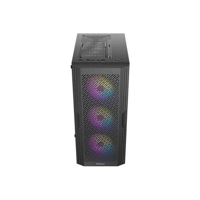 Antec AX20 RGB TG Midi Tower PC Case MATX 2x USB 2.0 Pannello in Vetro Temperato RGB colore Nero