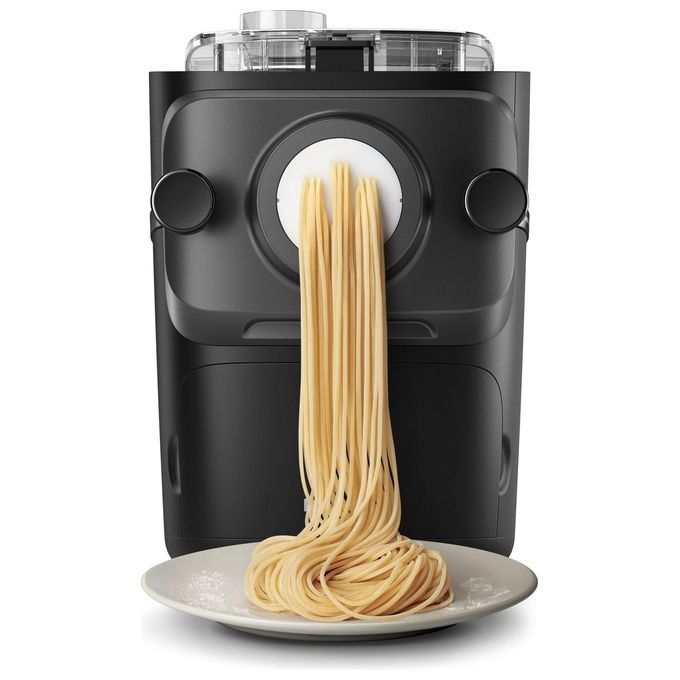 Philips HR2665-93 Serie 7000 Macchina per la Pasta 200W 800g 8 Trafile Bilancia Integrata colore Nero
