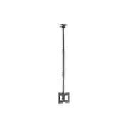 NuovaVideosuono LCD50 Supporto TV da Soffitto orientabile fino a 55'' VESA 100x100 400x400 mm 50 Kg inclinazione 0 25° colore Nero