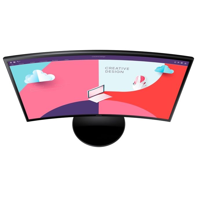 Samsung LS27C364EAUXEN S27C364EAU Monitor PC 27'' Full HD 1920x1080 VA Curvo 1800R 75Hz AMD FreeSync colore Nero