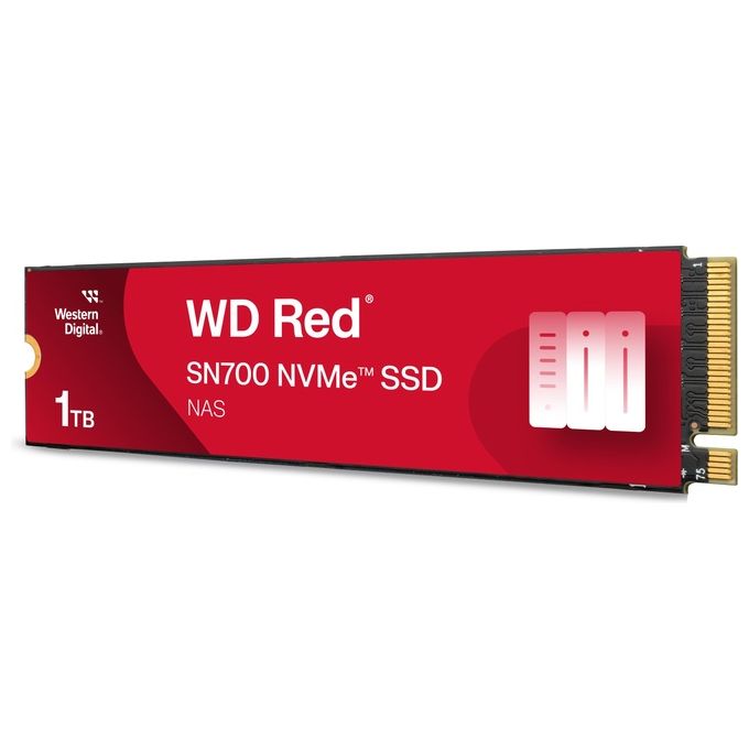 Western Digital WDS100T1R0C Red SN700 SSD M.2 2280 1000 GB PCIe 3.0 x4 NVMe per NAS