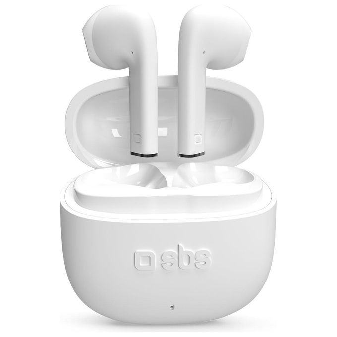 Sbs TWS One Color White Auricolari TWS Base di Ricarica da 300mAh Bianco