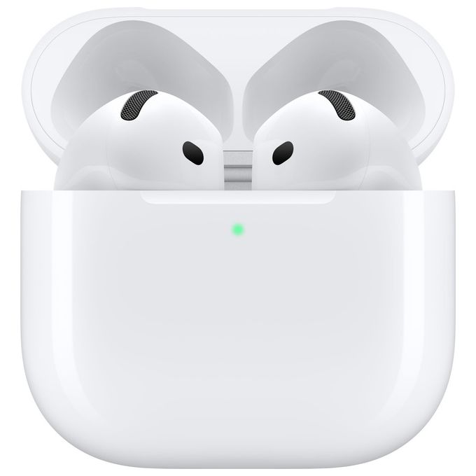 Apple MXP63ZM-A AirPods 4 Auricolari In-ear Bluetooth 5.3 Chip H2 Audio Spaziale IP54 USB-C autonomia 30h colore Bianco