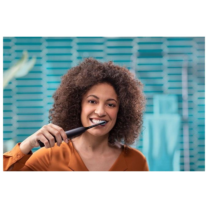 Philips HX991454 Sonicare DiamondClean 9000 Spazzolino elettrico sonico 4 modalita' timer autonomia 2 settimane confezione doppia colore Nero