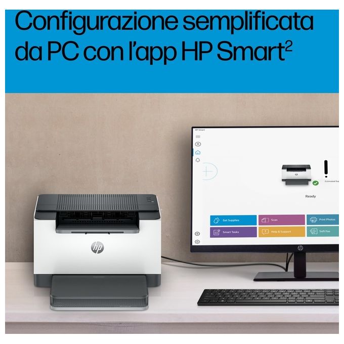 HP 8J9L0F#B19 Stampante LaserJet M209d Monocromatica Velocita' 29 ppm Stampa Fronte Retro Automatica Risoluzione 600 x 600 DPI colore Nero Bianco