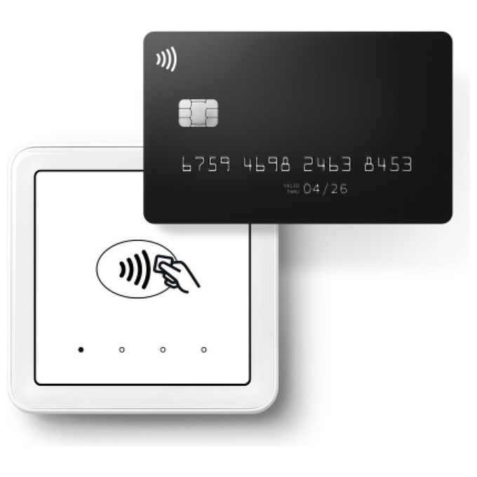 SumUp Solo POS Portatile Touchscreen Wi-Fi 4G SIM inclusa Pagamenti Contactless colore Bianco